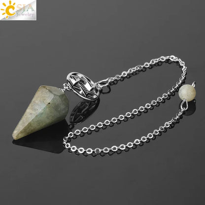 Unveil Your Intuition with Natural Crystal Divination Pendulums