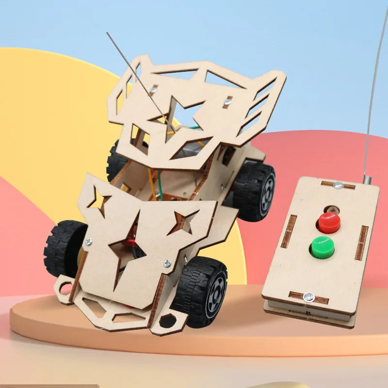 Rev Up the Fun and Learning with the Build-Your-Own Wooden RC Car!