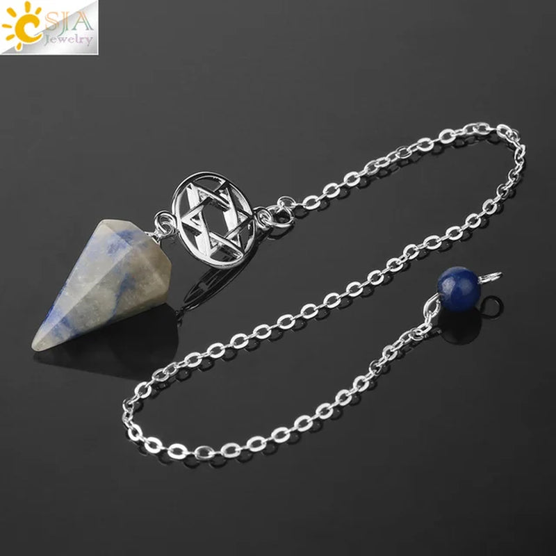 Unveil Your Intuition with Natural Crystal Divination Pendulums