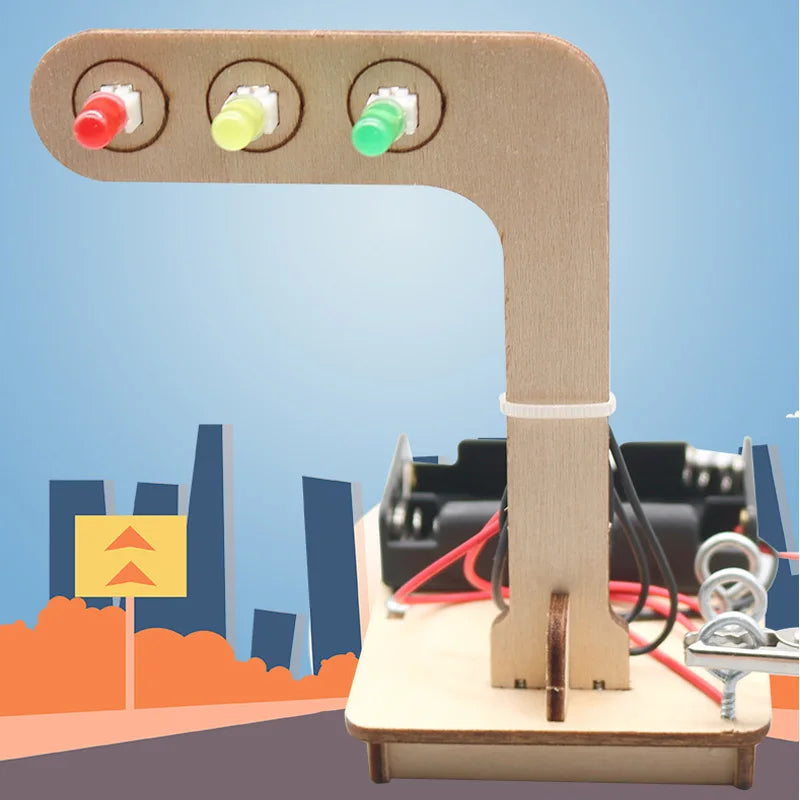 Craft Your Own Mini Metropolis with the Build-Your-Own Traffic Light Kit!