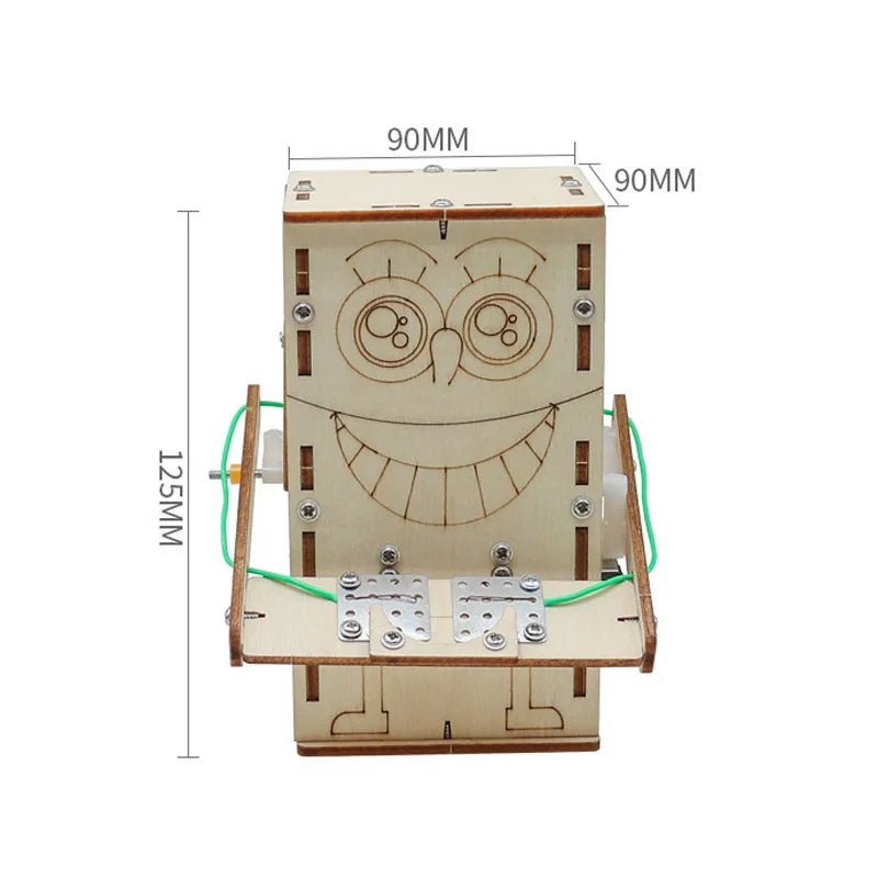 Gobble Up STEM Fun with the Build-Your-Own Wooden Coin Chomper!