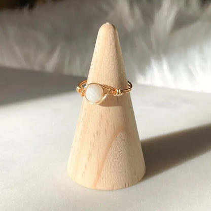 Unveiling Intuition & Enlightenment: The Moonstone Wish Ring