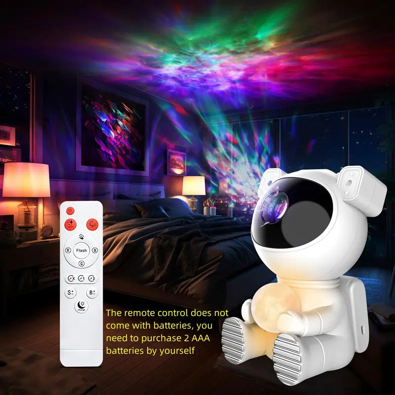 Blast Off to Dreamland with the Astronaut Galaxy Projector Night Light!