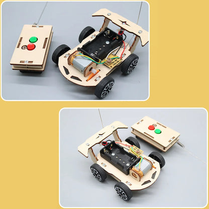 Rev Up the Fun and Learning with the Build-Your-Own Wooden RC Car!