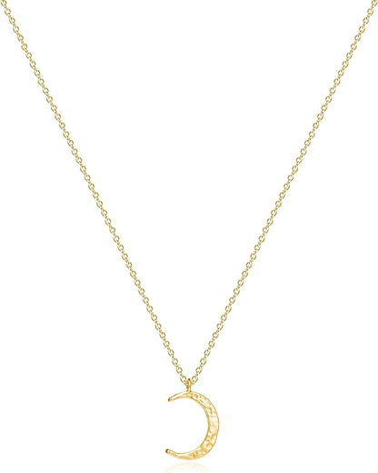 Capture the Magic of the Moon with the Crescent Moon Necklace