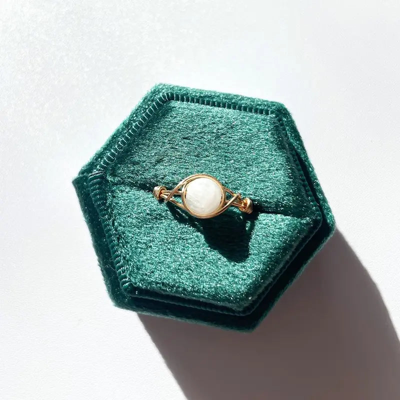 Unveiling Intuition & Enlightenment: The Moonstone Wish Ring