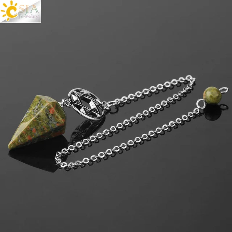 Unveil Your Intuition with Natural Crystal Divination Pendulums