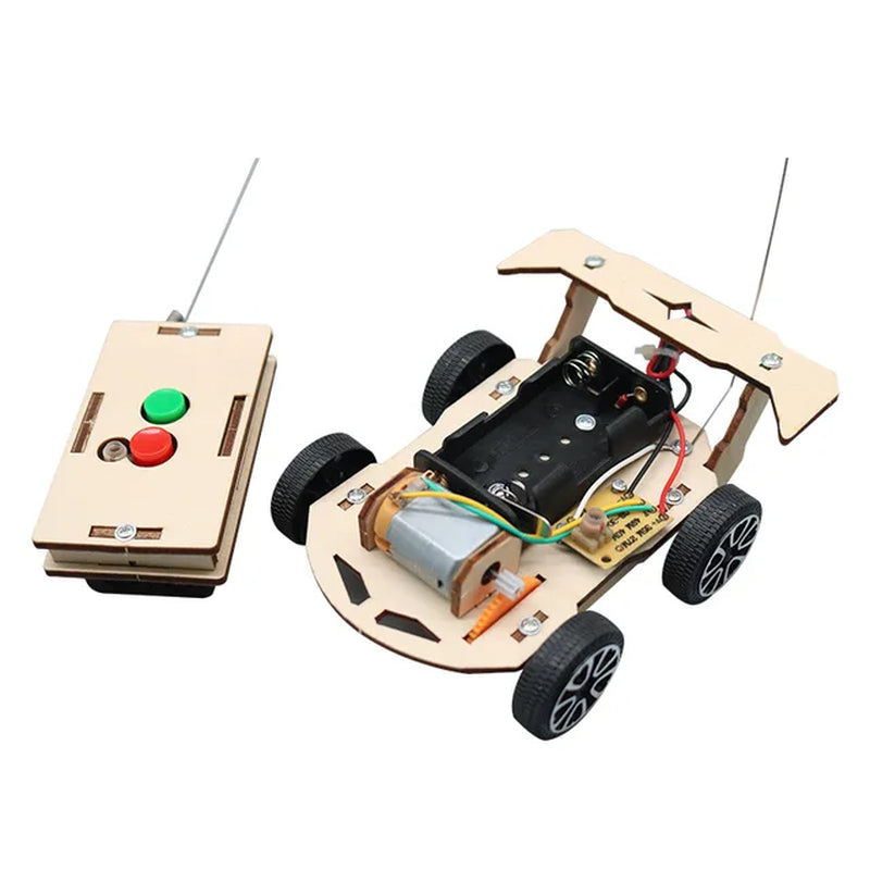 Rev Up the Fun and Learning with the Build-Your-Own Wooden RC Car!