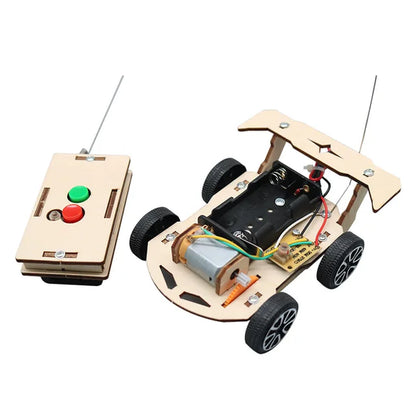 Rev Up the Fun and Learning with the Build-Your-Own Wooden RC Car!