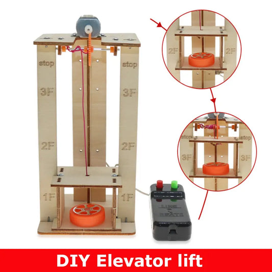  Ascend to New Heights of Learning with the Build-Your-Own Wooden Elevator!