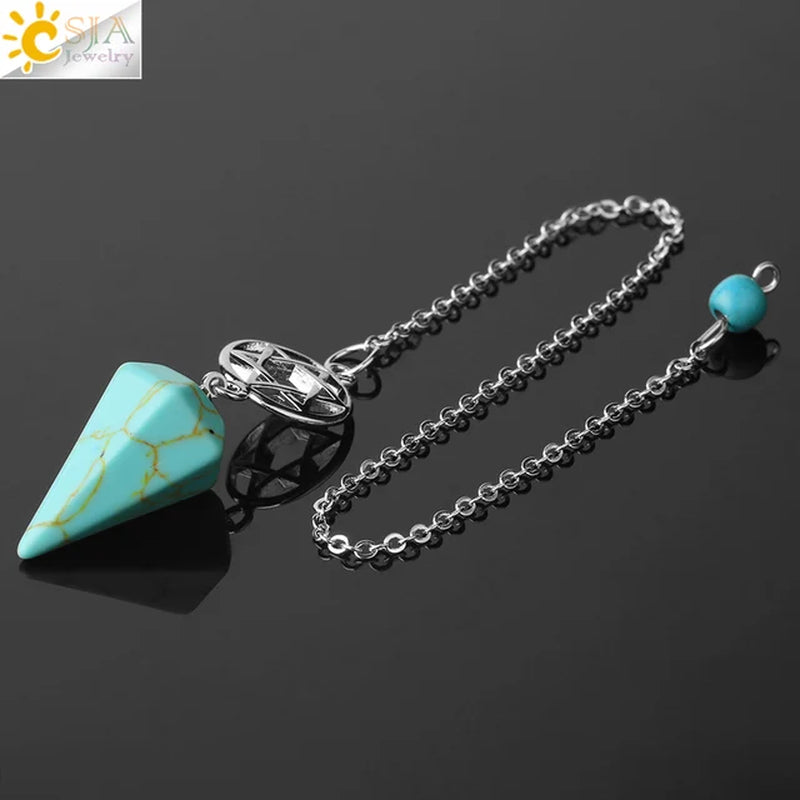 Unveil Your Intuition with Natural Crystal Divination Pendulums