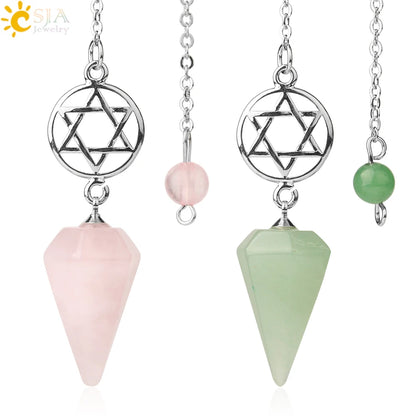 Unveil Your Intuition with Natural Crystal Divination Pendulums