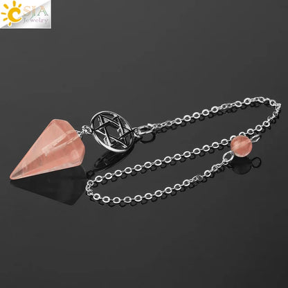 Unveil Your Intuition with Natural Crystal Divination Pendulums