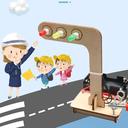 Craft Your Own Mini Metropolis with the Build-Your-Own Traffic Light Kit!