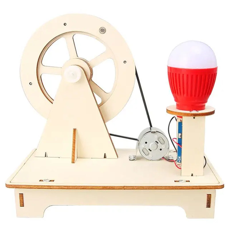 Harness the Power of Play with the Build-Your-Own Wooden Hand Crank Generator!