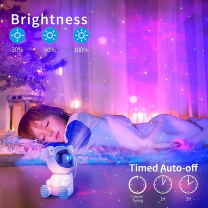 Blast Off to Dreamland with the Astronaut Galaxy Projector Night Light!