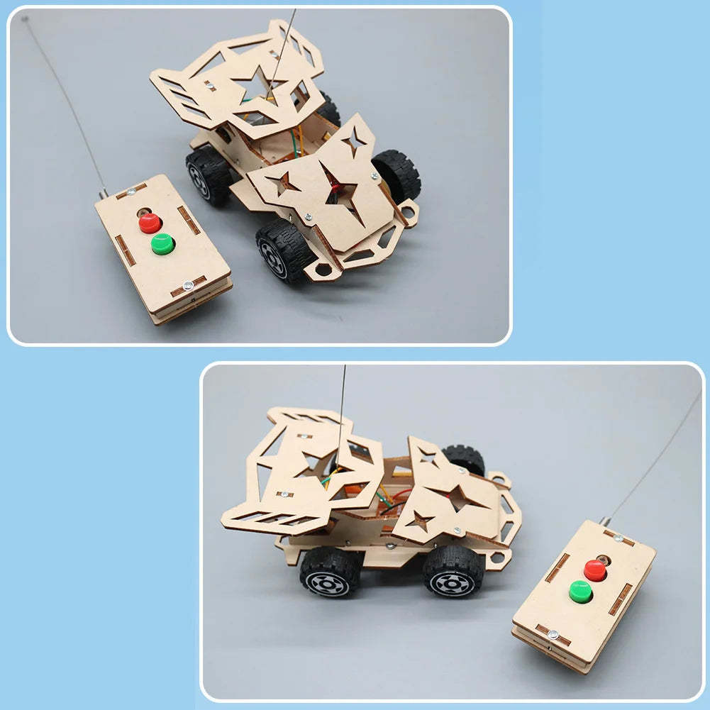 Rev Up the Fun and Learning with the Build-Your-Own Wooden RC Car!