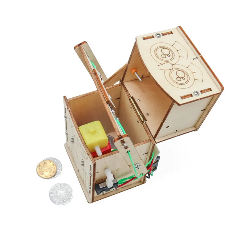 Gobble Up STEM Fun with the Build-Your-Own Wooden Coin Chomper!