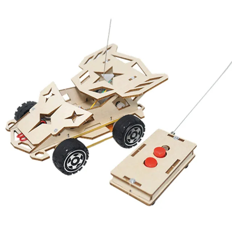 Rev Up the Fun and Learning with the Build-Your-Own Wooden RC Car!