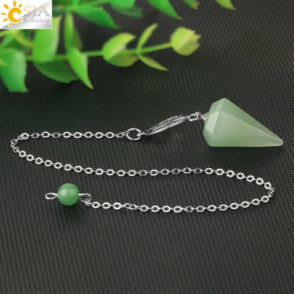 Unveil Your Intuition with Natural Crystal Divination Pendulums