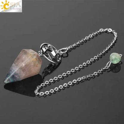 Unveil Your Intuition with Natural Crystal Divination Pendulums