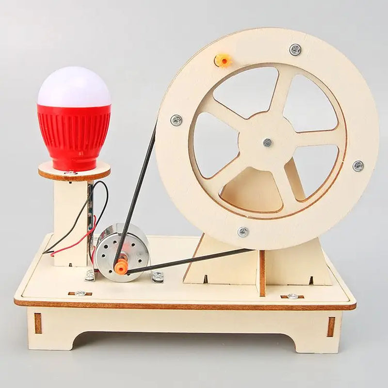 Harness the Power of Play with the Build-Your-Own Wooden Hand Crank Generator!