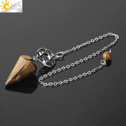 Unveil Your Intuition with Natural Crystal Divination Pendulums