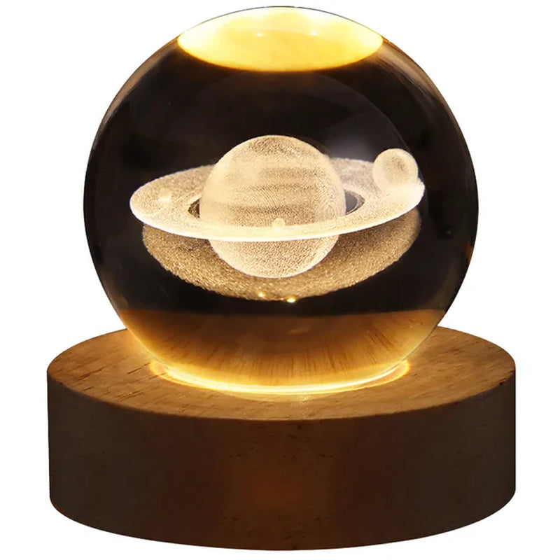 Explore the Cosmos from Your Home with the Galaxy Crystal Ball Nightlight