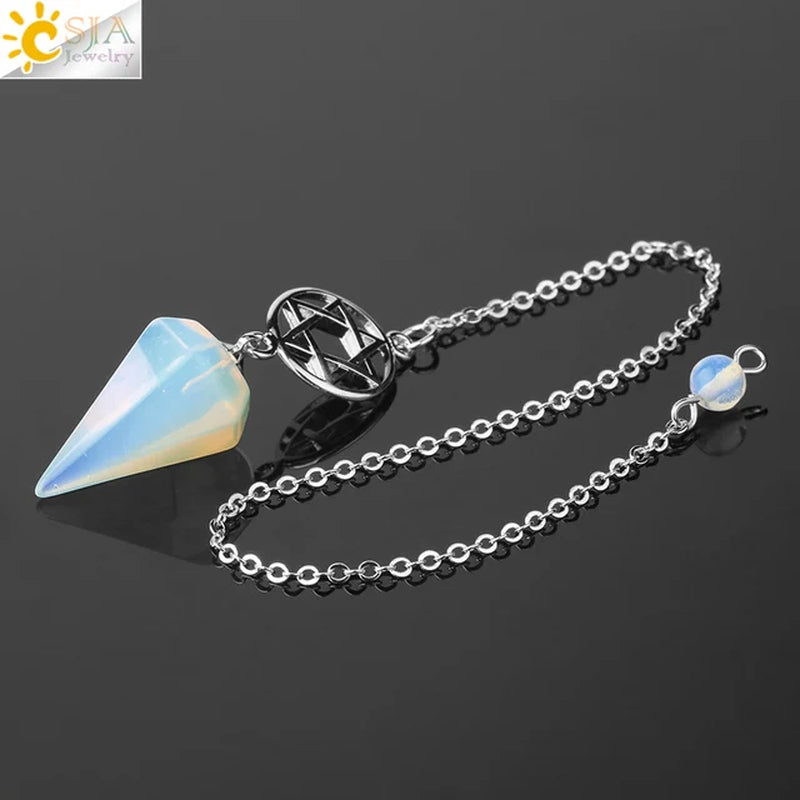 Unveil Your Intuition with Natural Crystal Divination Pendulums